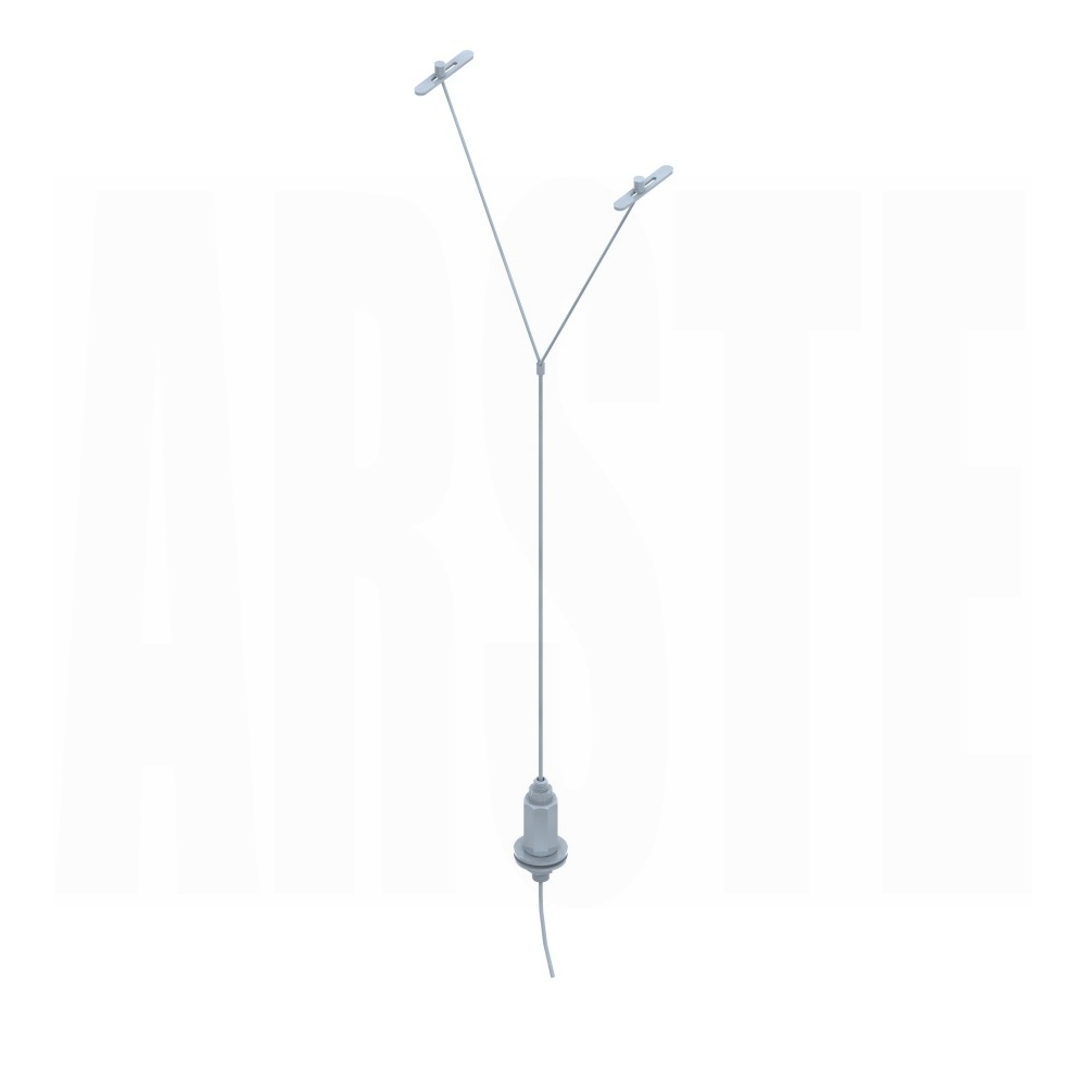 Linka stalowa typu Y z uchwytem do blachy trapezowej, z zaciskiem STL8x20